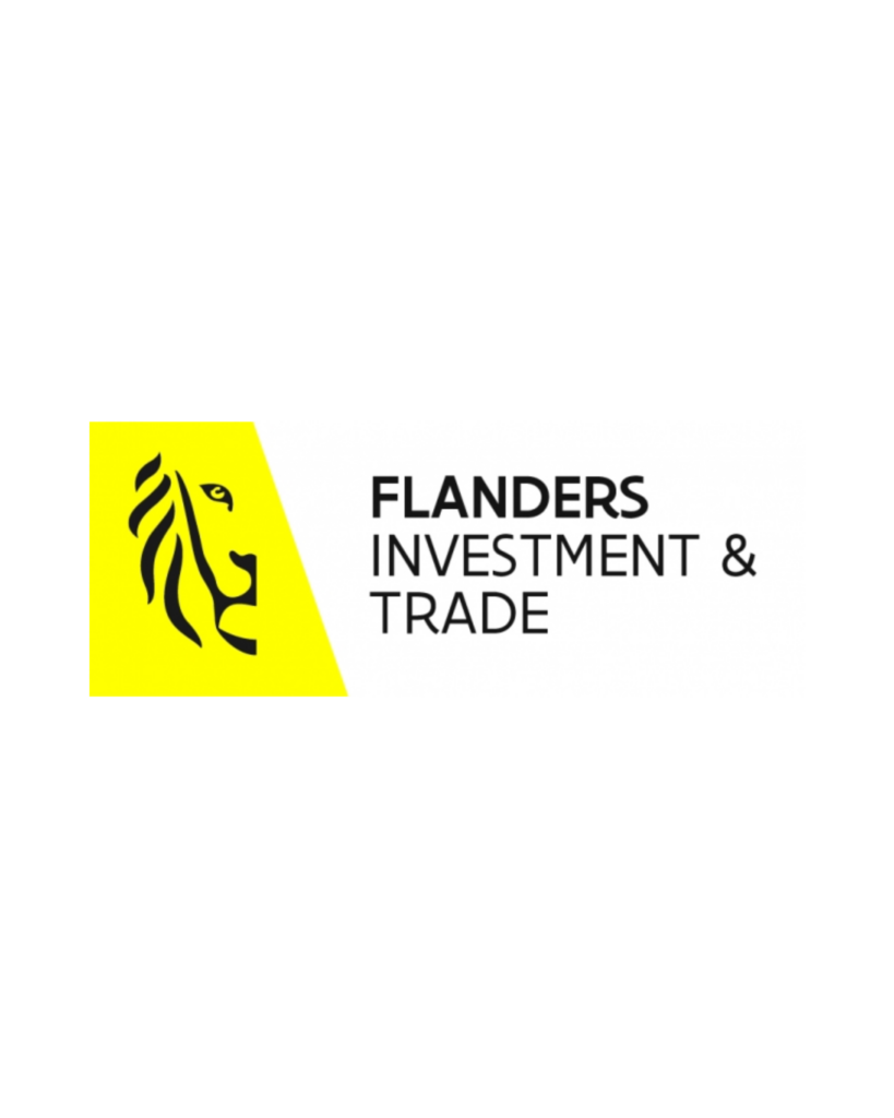 The logo of Flanders Investment & Trade, an agency promoting international business in Flanders.