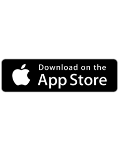 A button labeled "Download on the App Store," linking to the Apple App Store for downloading the EMVI app.