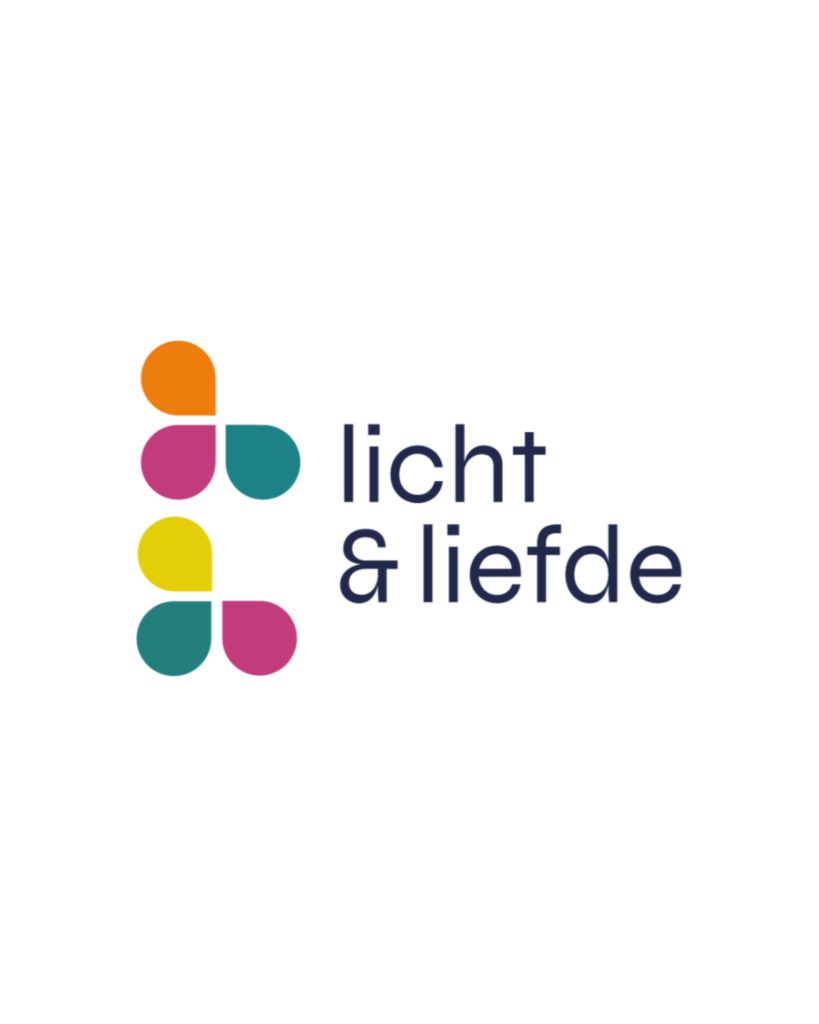 The logo of Blindenzorg Licht en Liefde, a partner organization dedicated to supporting visually impaired individuals.