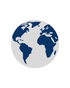 An image of a world map highlighting 47 countries, indicating EMVI's widespread availability across these nations.